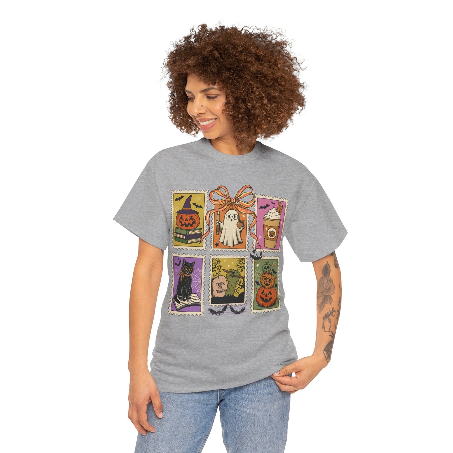Retro Halloween Teacher Tee