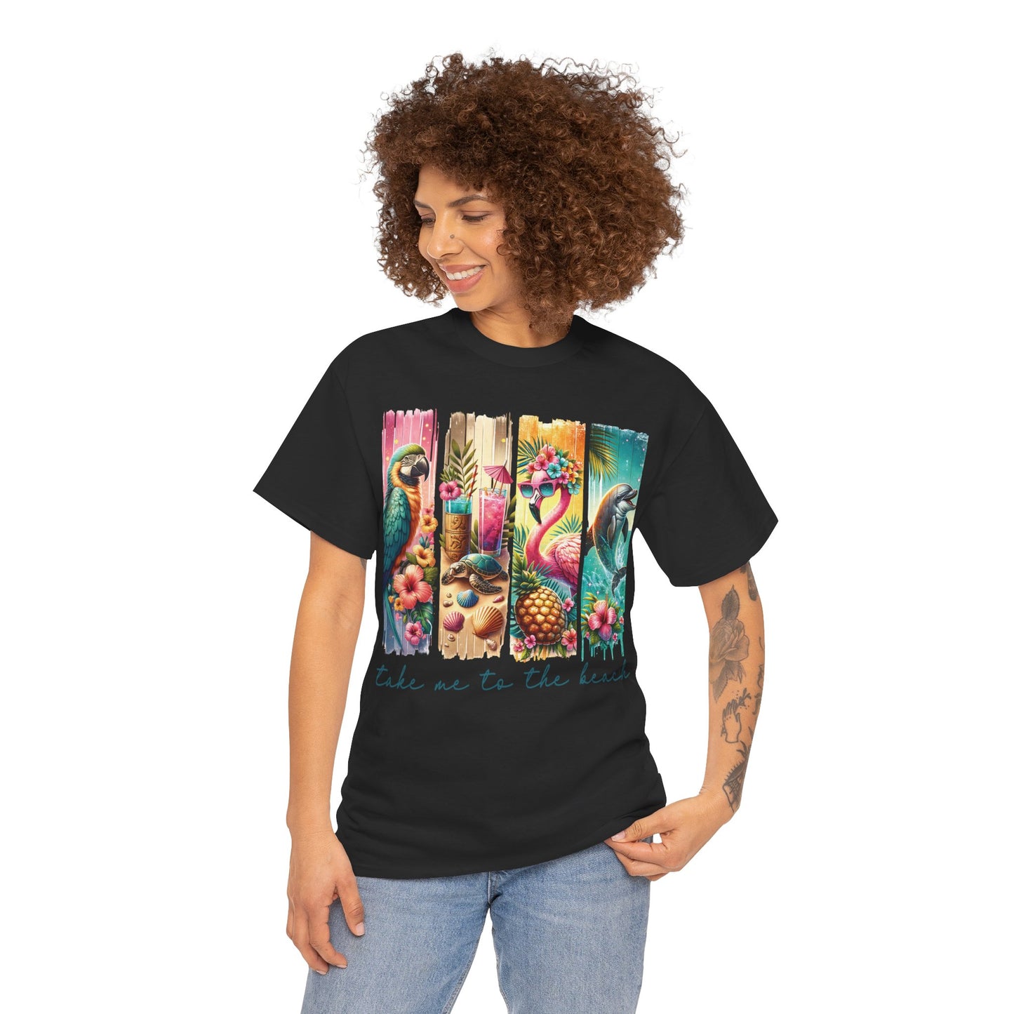 Tropical Vibes 'Take Me to the Beach' Tee