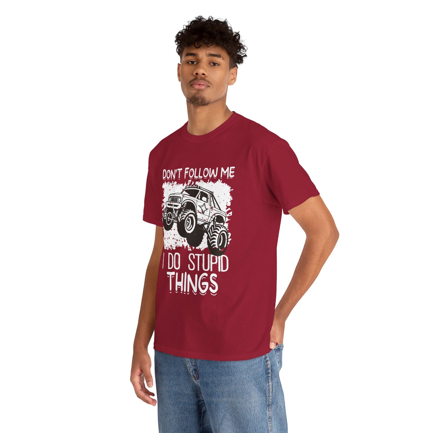 Don't Follow Me, I Do Stupid Things' Off-Road Humor Tee