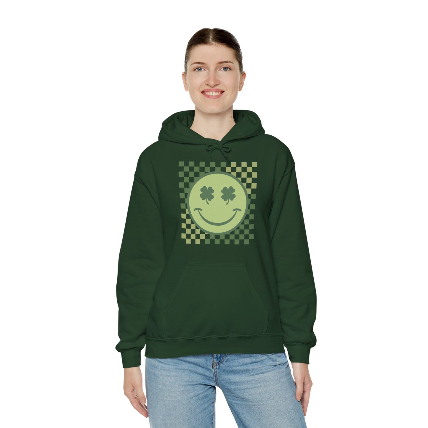 Green Smiley Hoodie