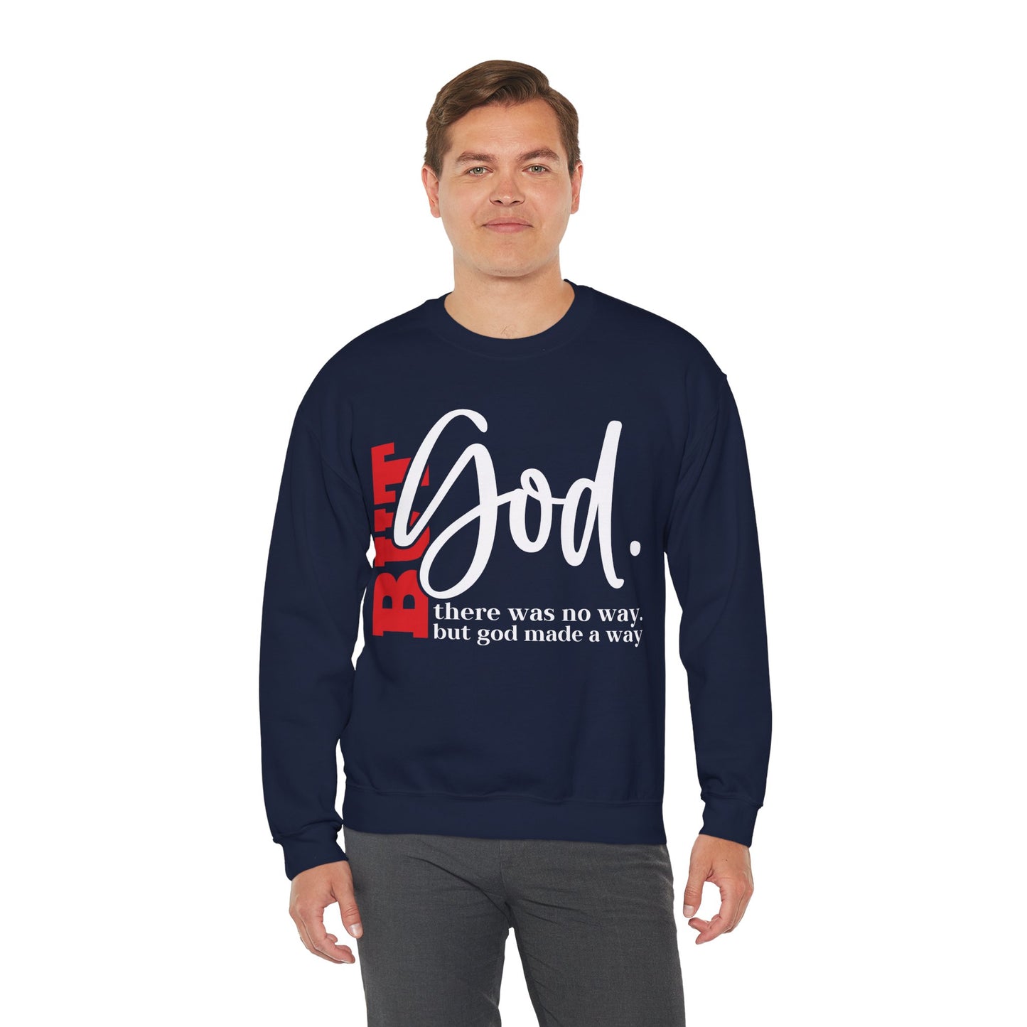 But God Inspirational Sweatshirt