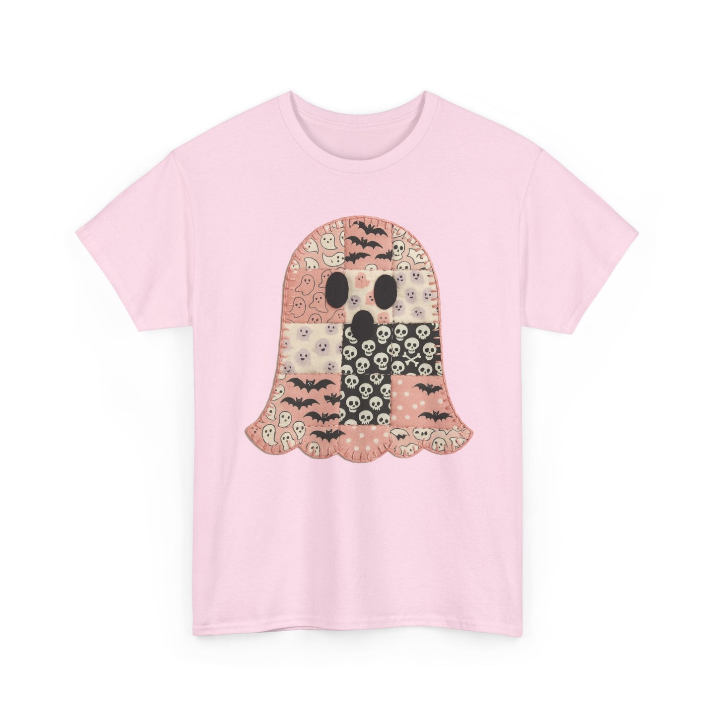 Halloween Ghost Patchwork Tee