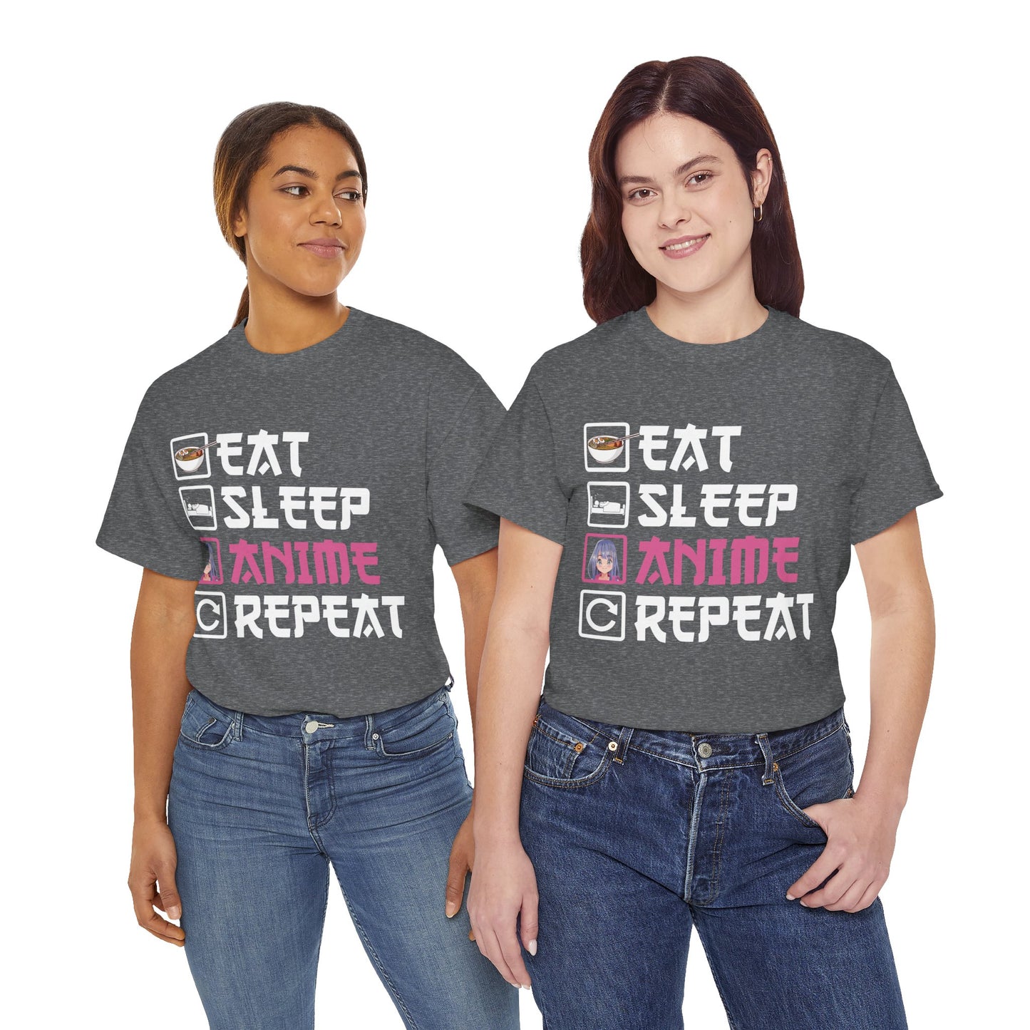 Eat Sleep Anime Repeat Tee