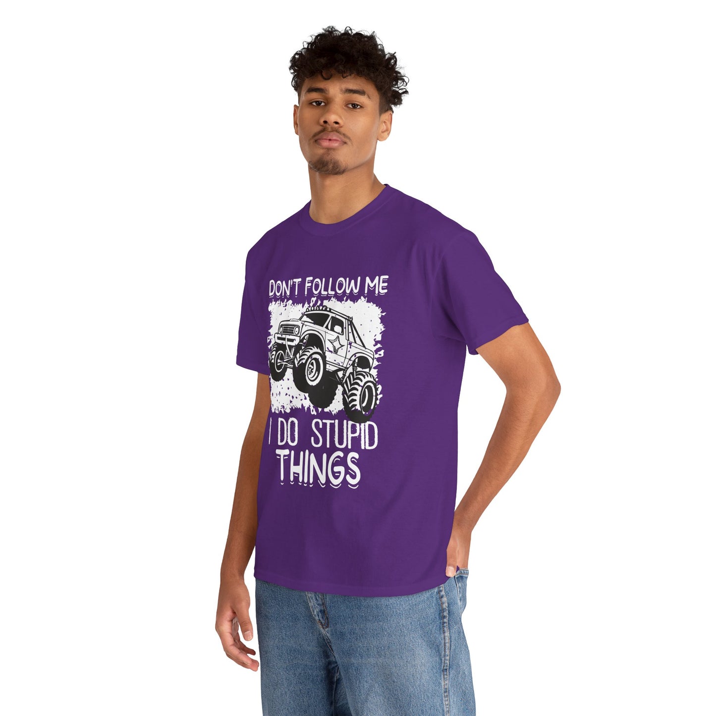 Don't Follow Me, I Do Stupid Things' Off-Road Humor Tee