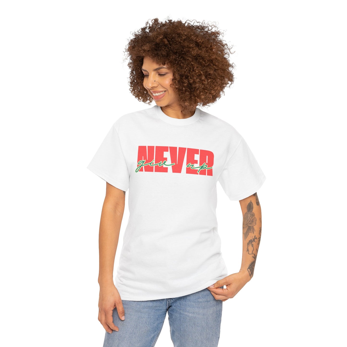 Never Give Up Tee - Unisex