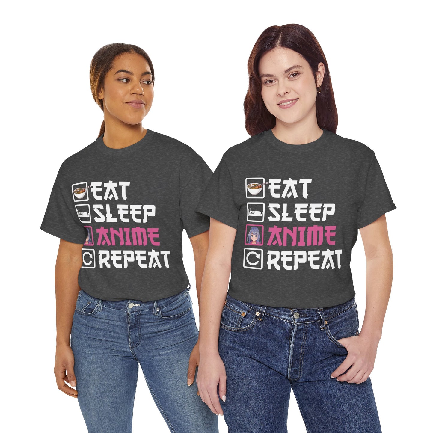 Eat Sleep Anime Repeat Tee
