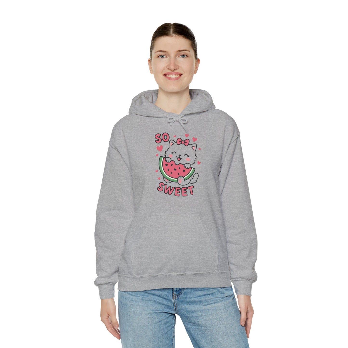 Cute Cat Watermelon Hoodie