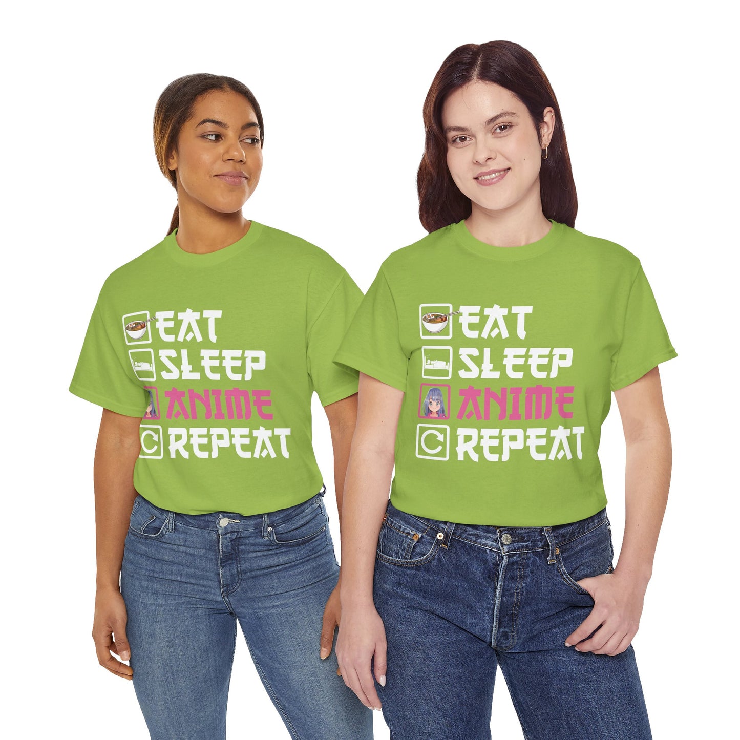 Eat Sleep Anime Repeat Tee