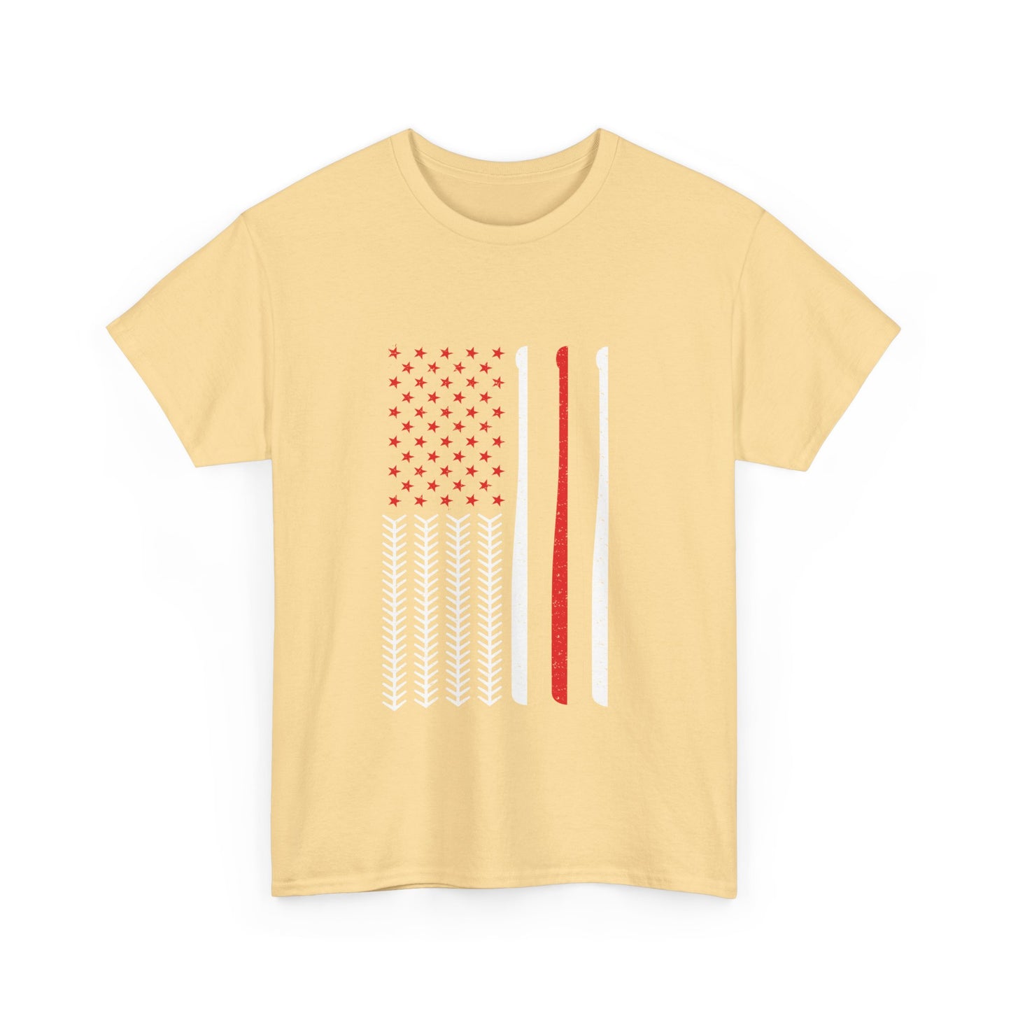 Vintage Baseball American Flag Tee