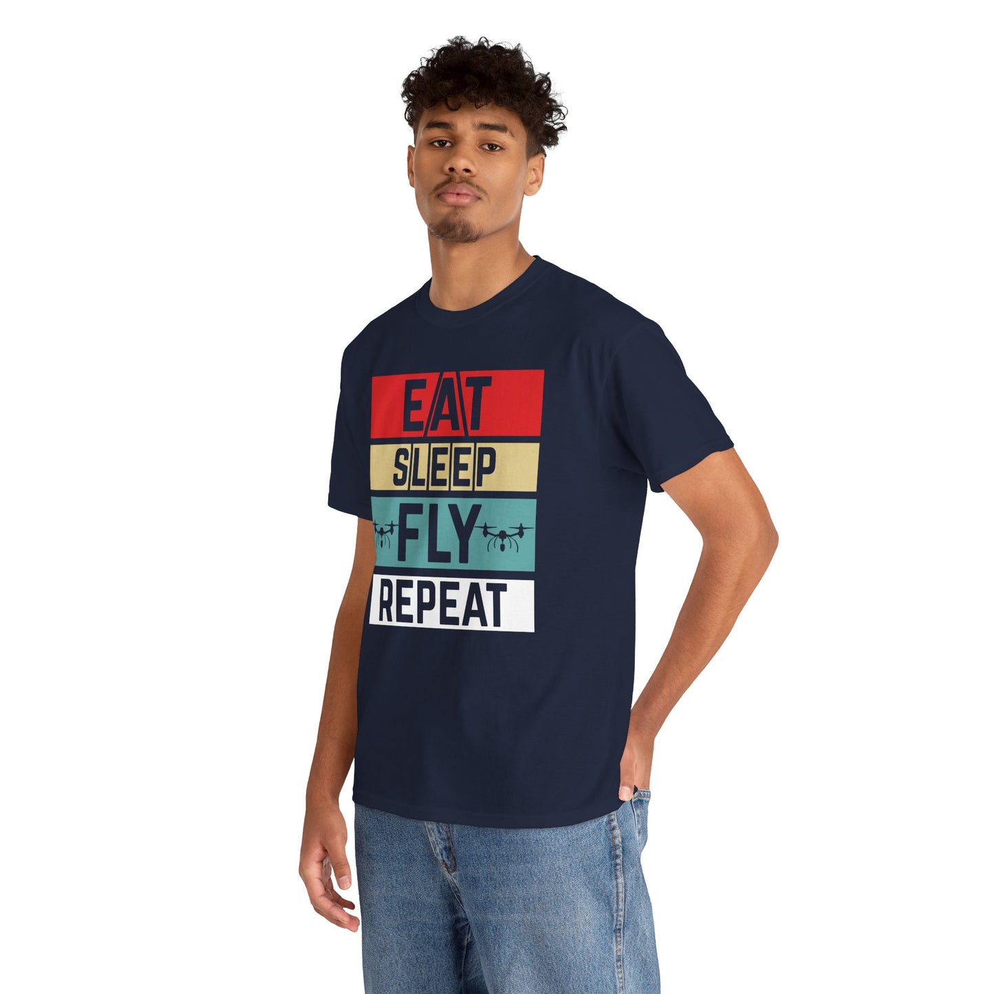 Eat Sleep Fly Repeat Tee
