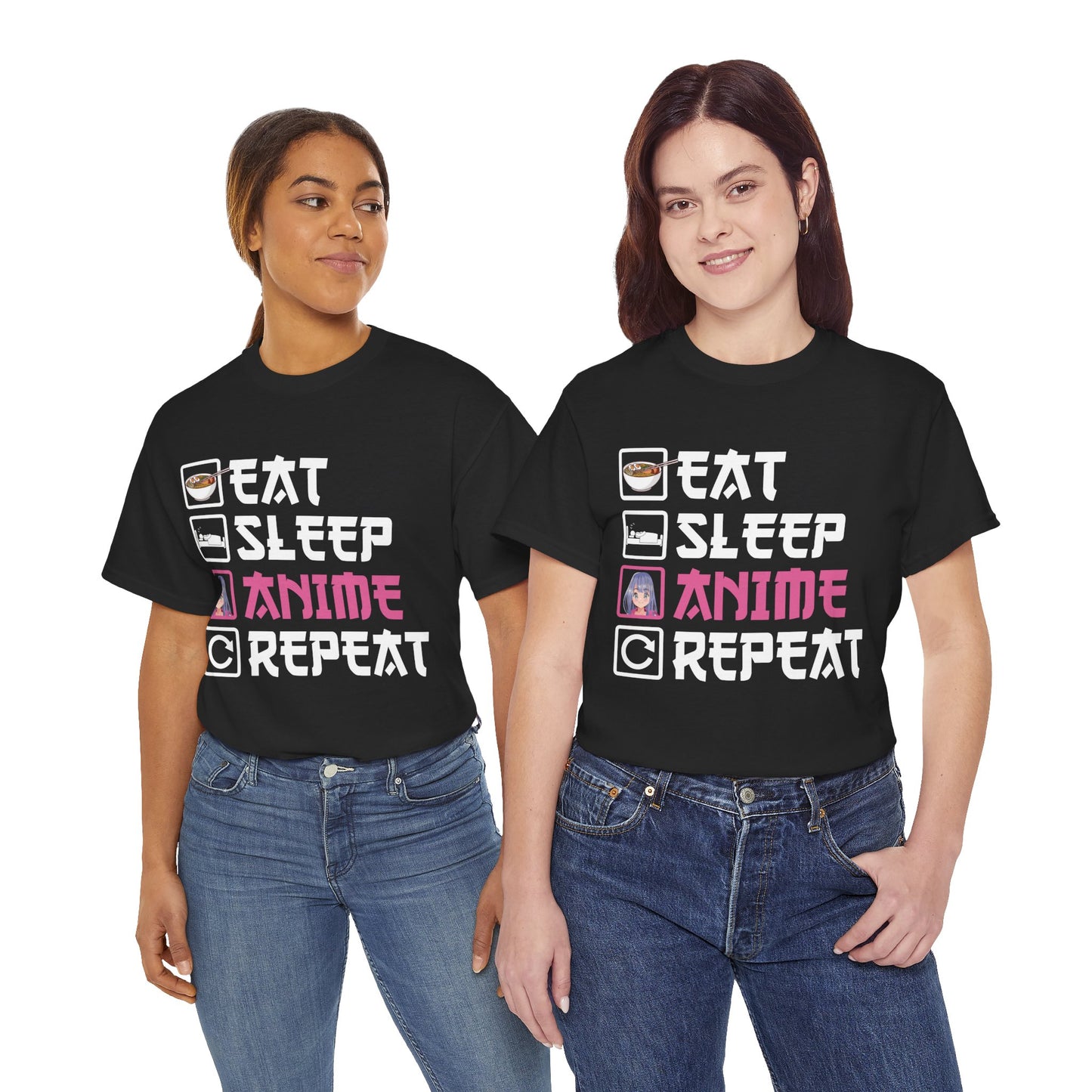 Eat Sleep Anime Repeat Tee