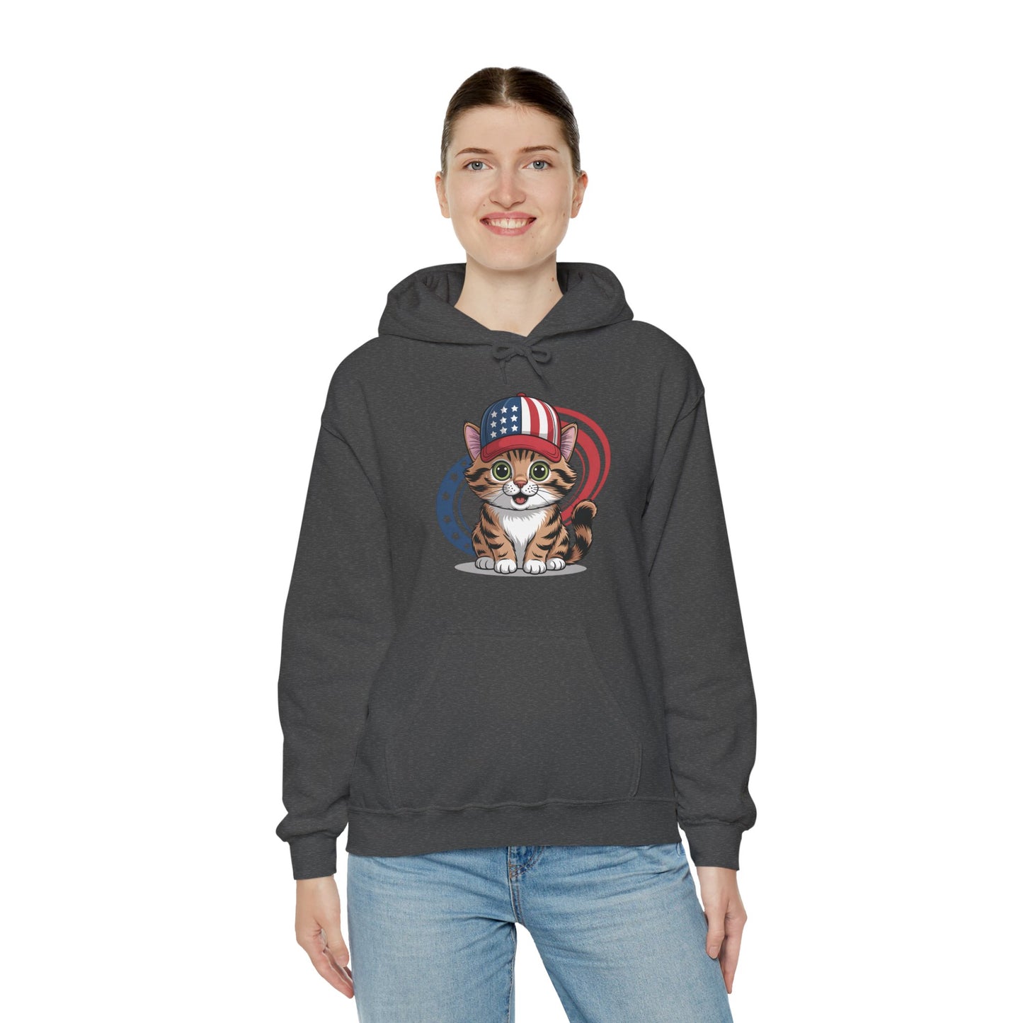 Patriotic Cat Hoodie