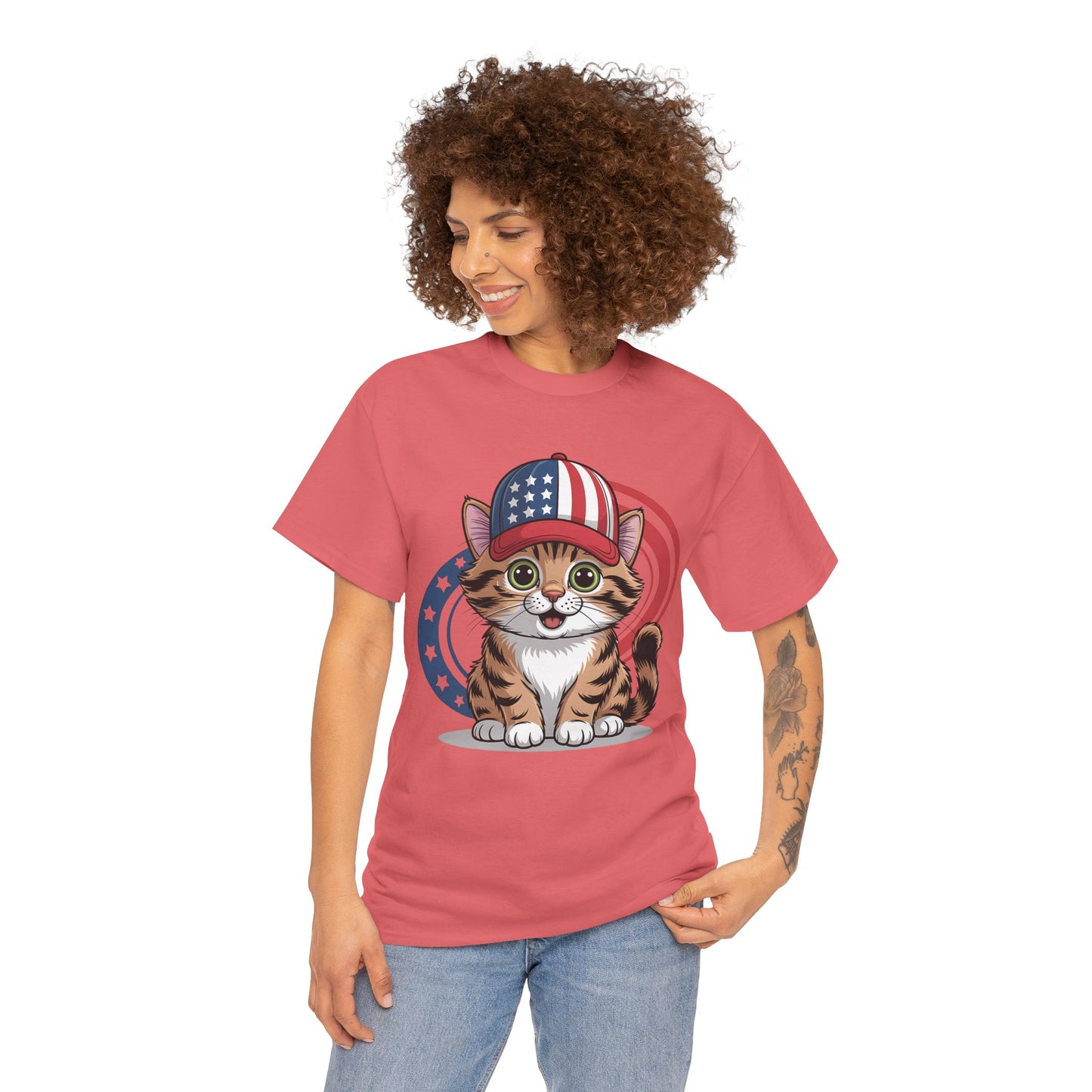 Patriotic Cat Tee