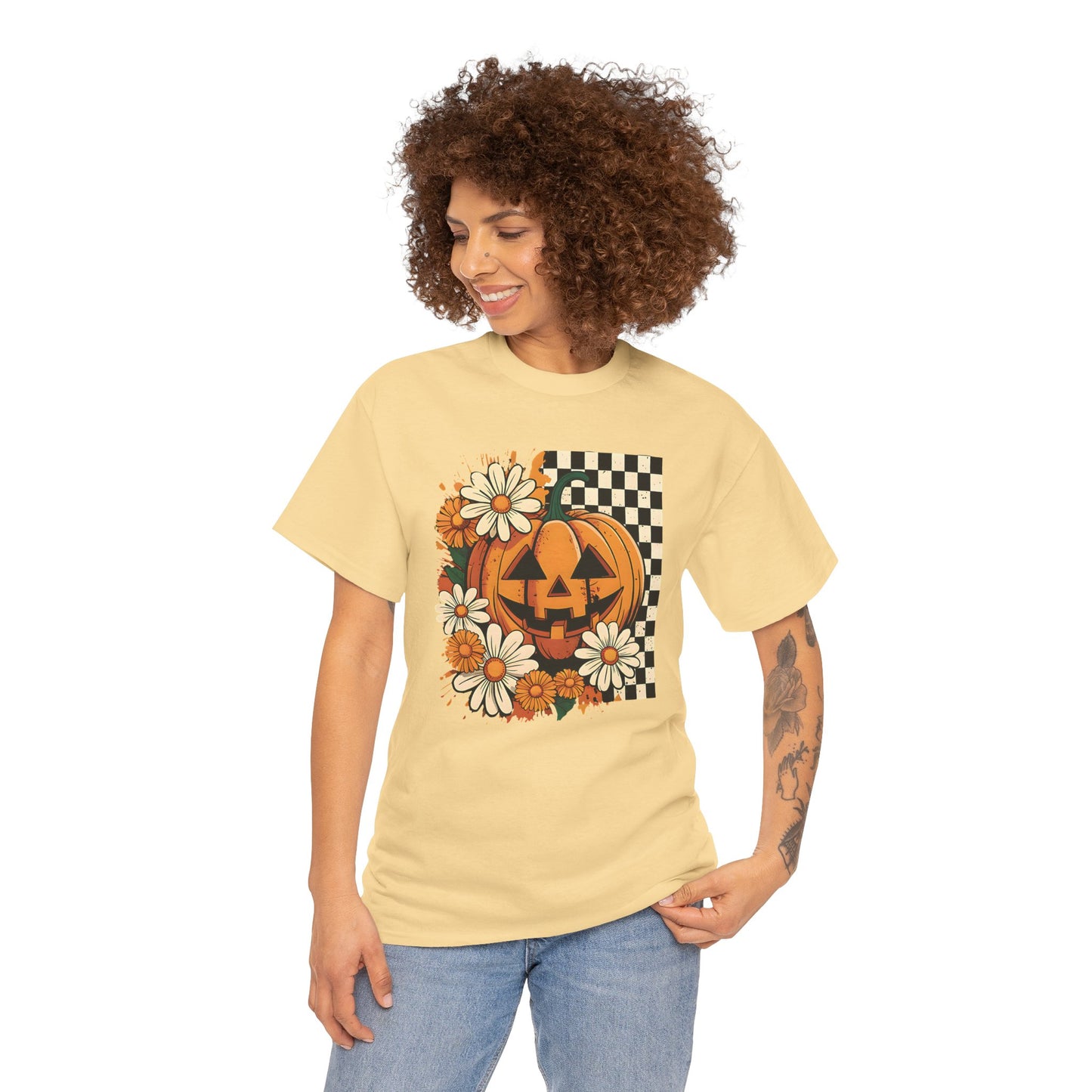 Floral Fall Pumpkin Tee