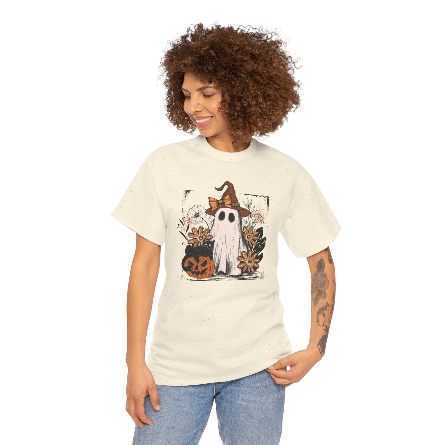 Whimsical Ghost Halloween Tee