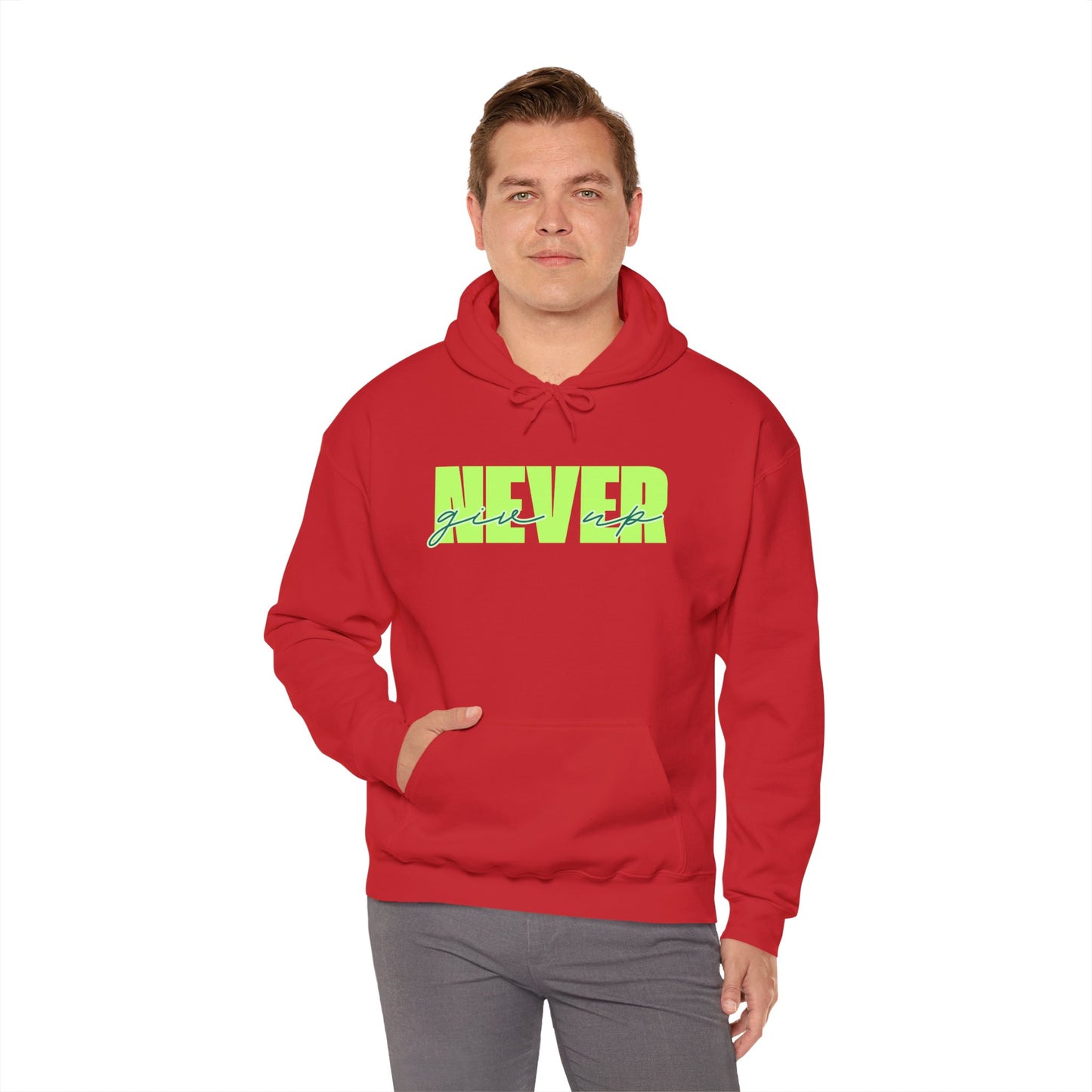 Never Give Up Hoodie – Unisex