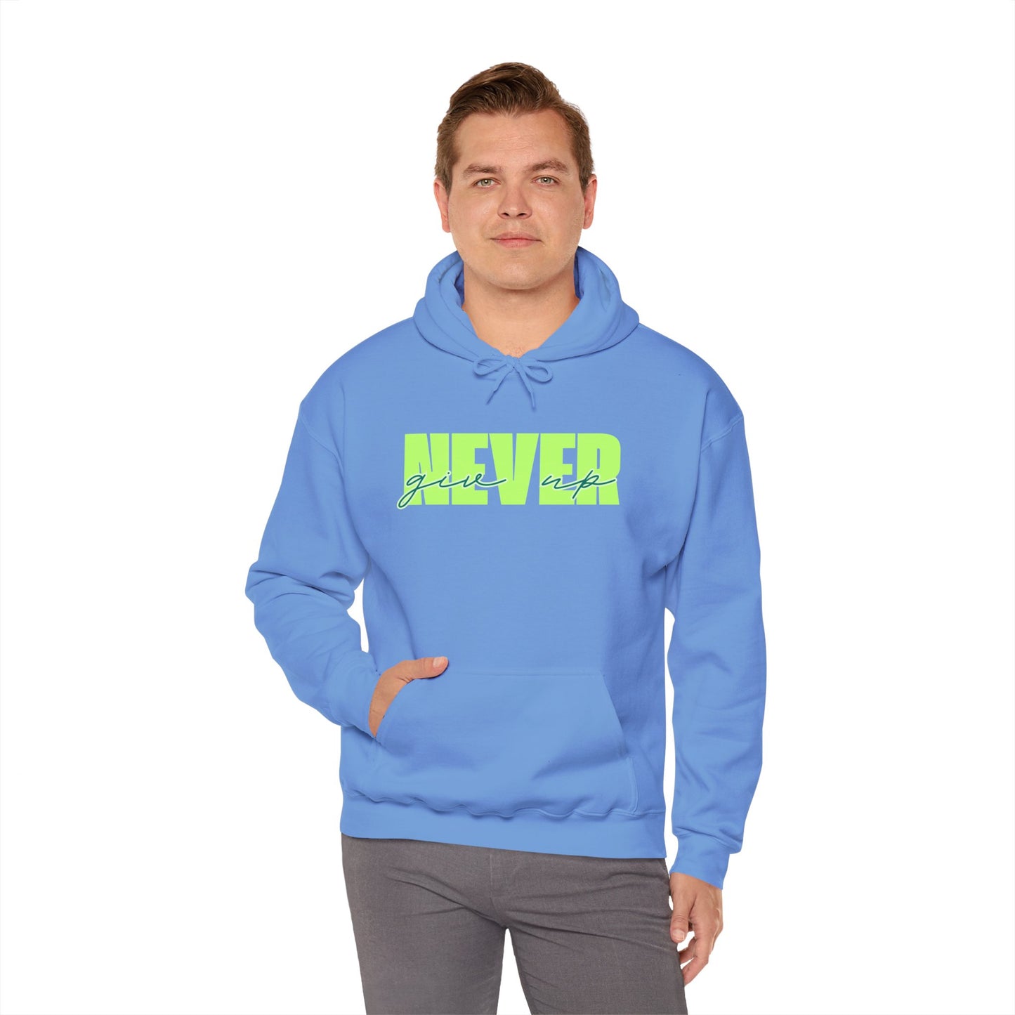 Never Give Up Hoodie – Unisex