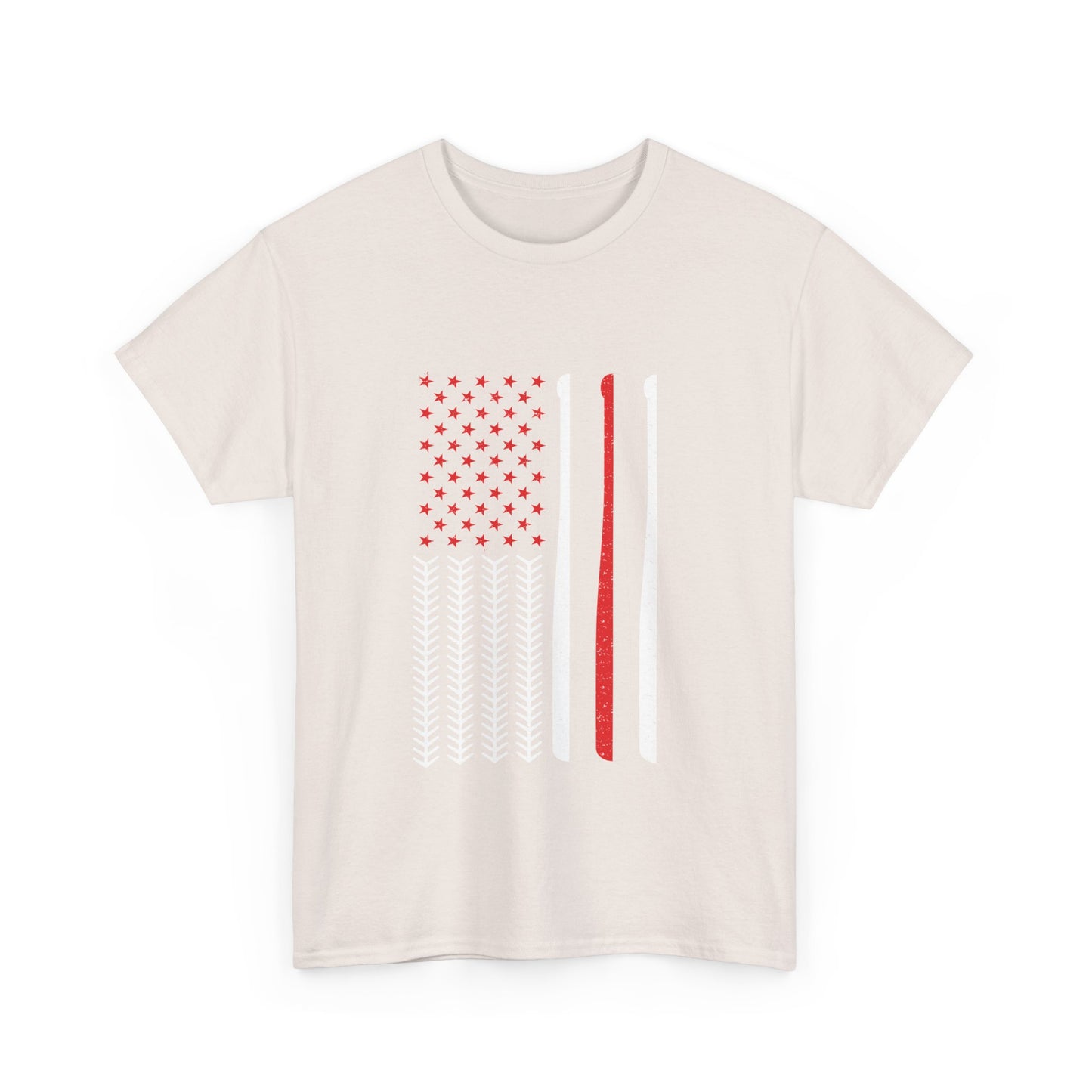 Vintage Baseball American Flag Tee