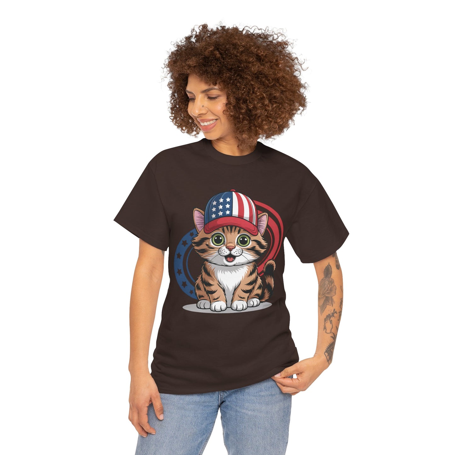 Patriotic Cat Tee
