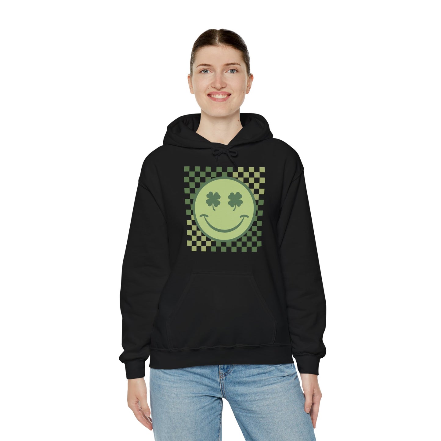 Green Smiley Hoodie