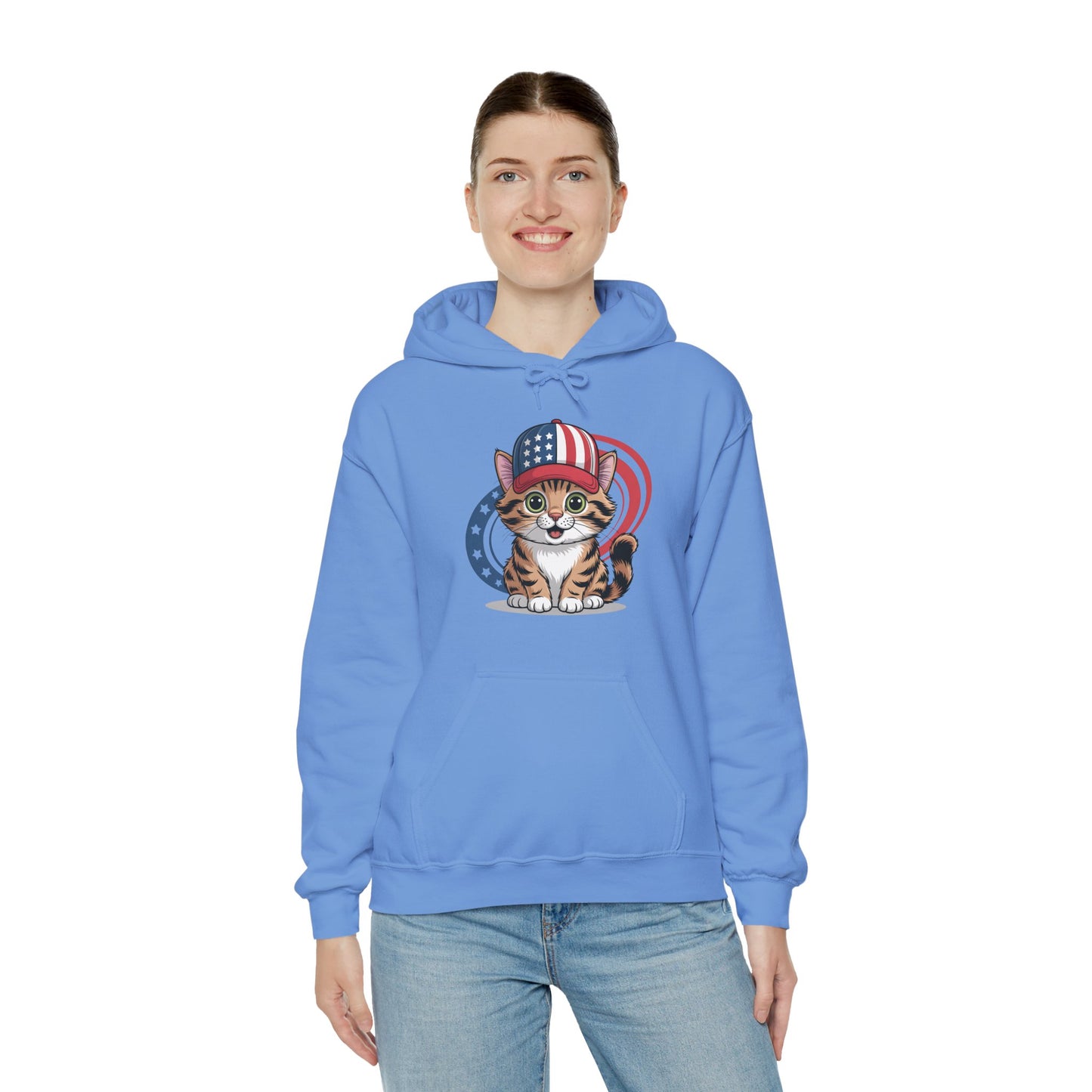 Patriotic Cat Hoodie