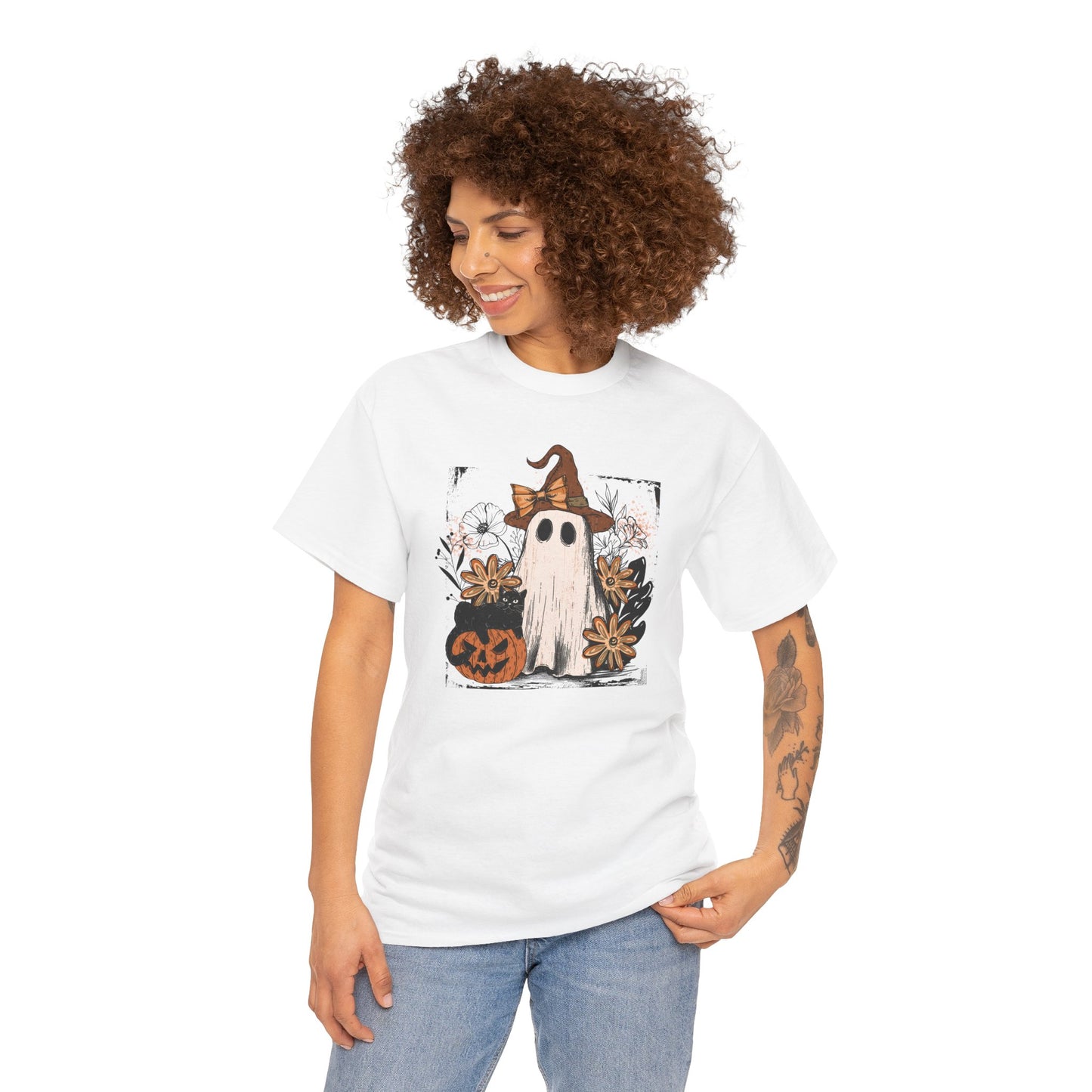 Whimsical Ghost Halloween Tee