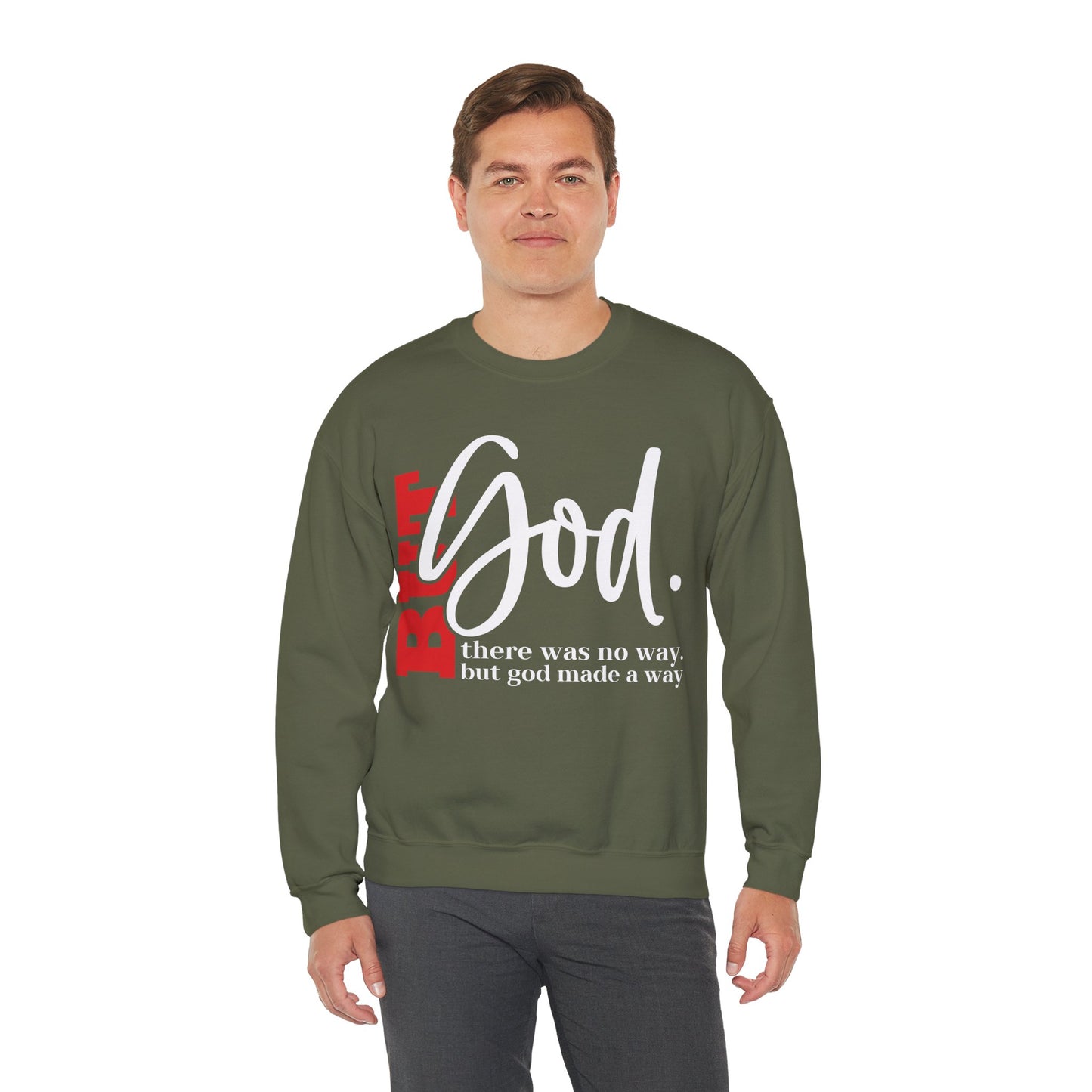 But God Inspirational Sweatshirt