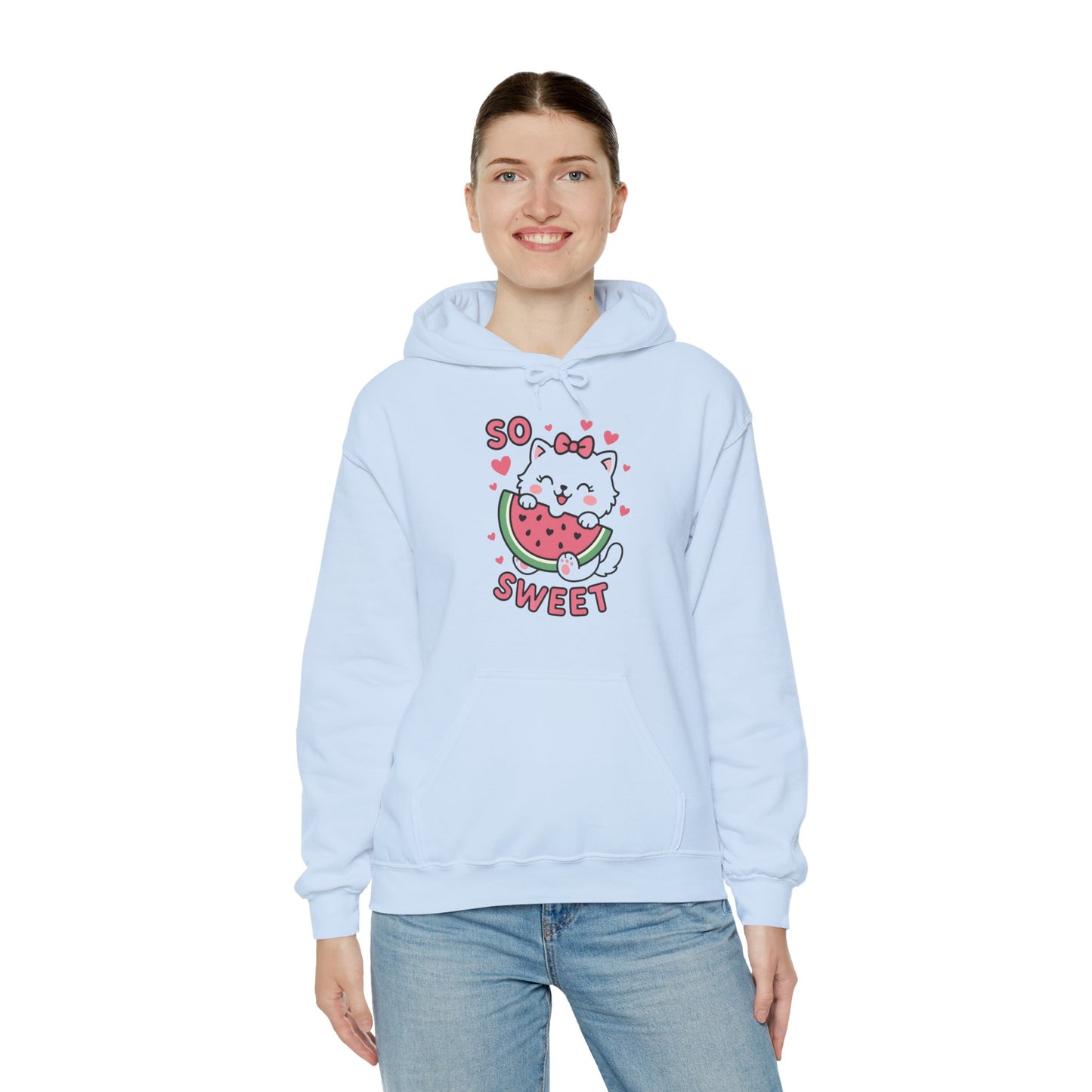 Cute Cat Watermelon Hoodie