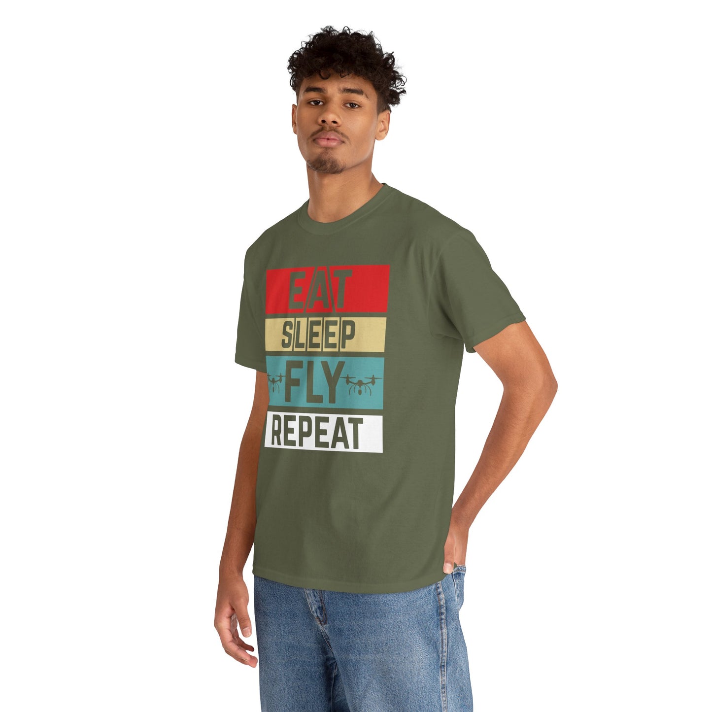 Eat Sleep Fly Repeat Tee