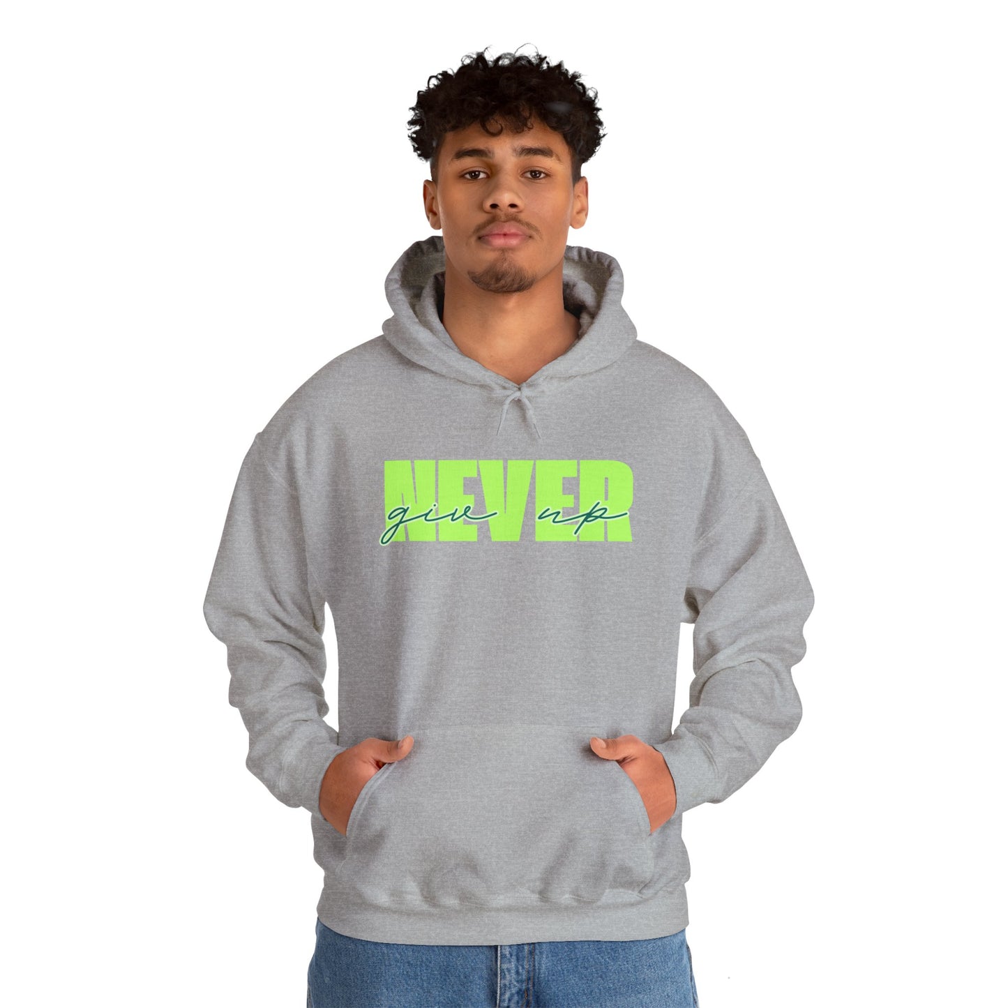 Never Give Up Hoodie – Unisex