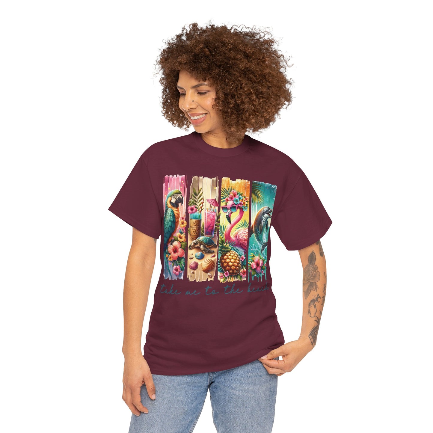 Tropical Vibes 'Take Me to the Beach' Tee