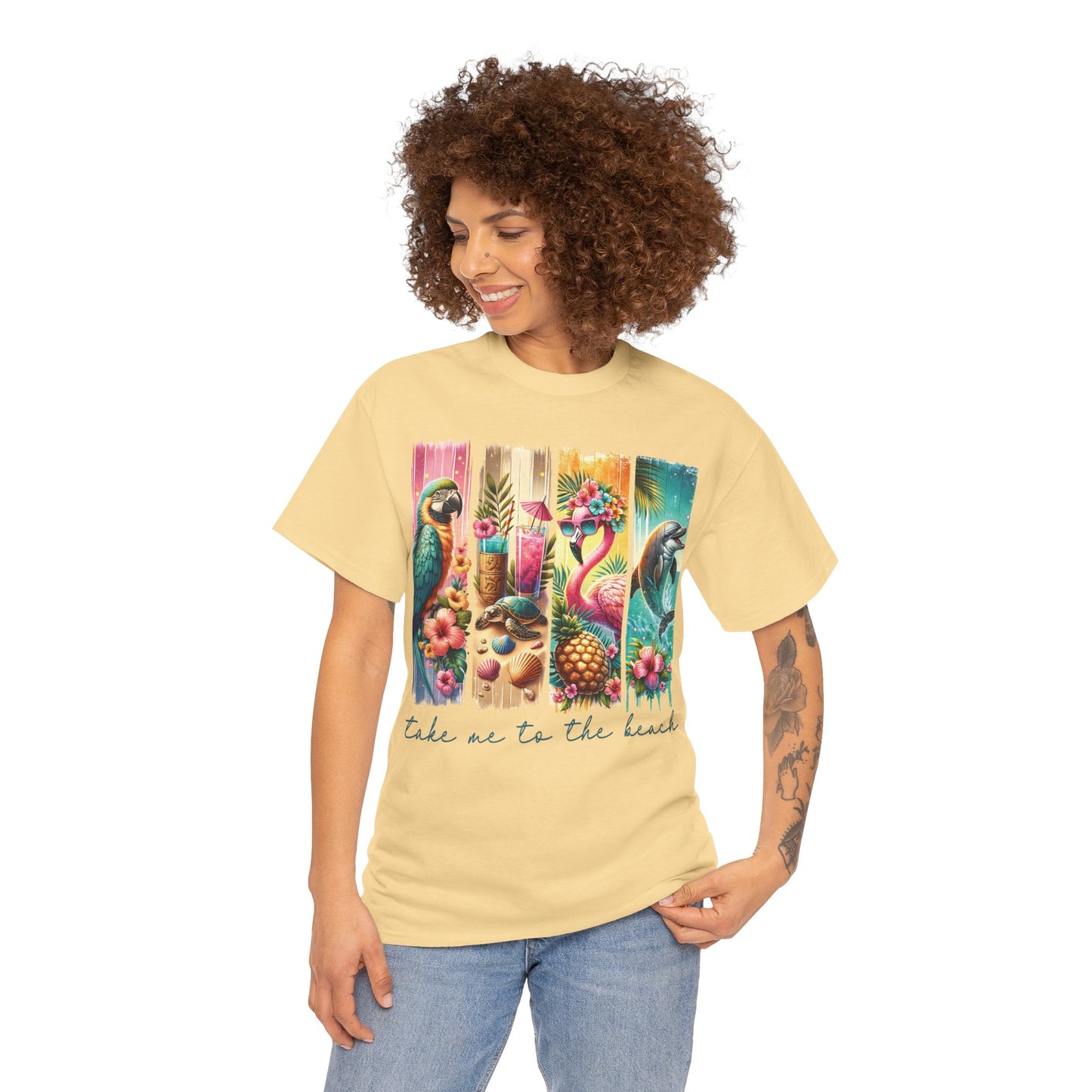 Tropical Vibes 'Take Me to the Beach' Tee