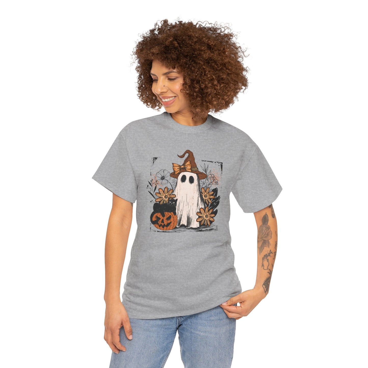 Whimsical Ghost Halloween Tee