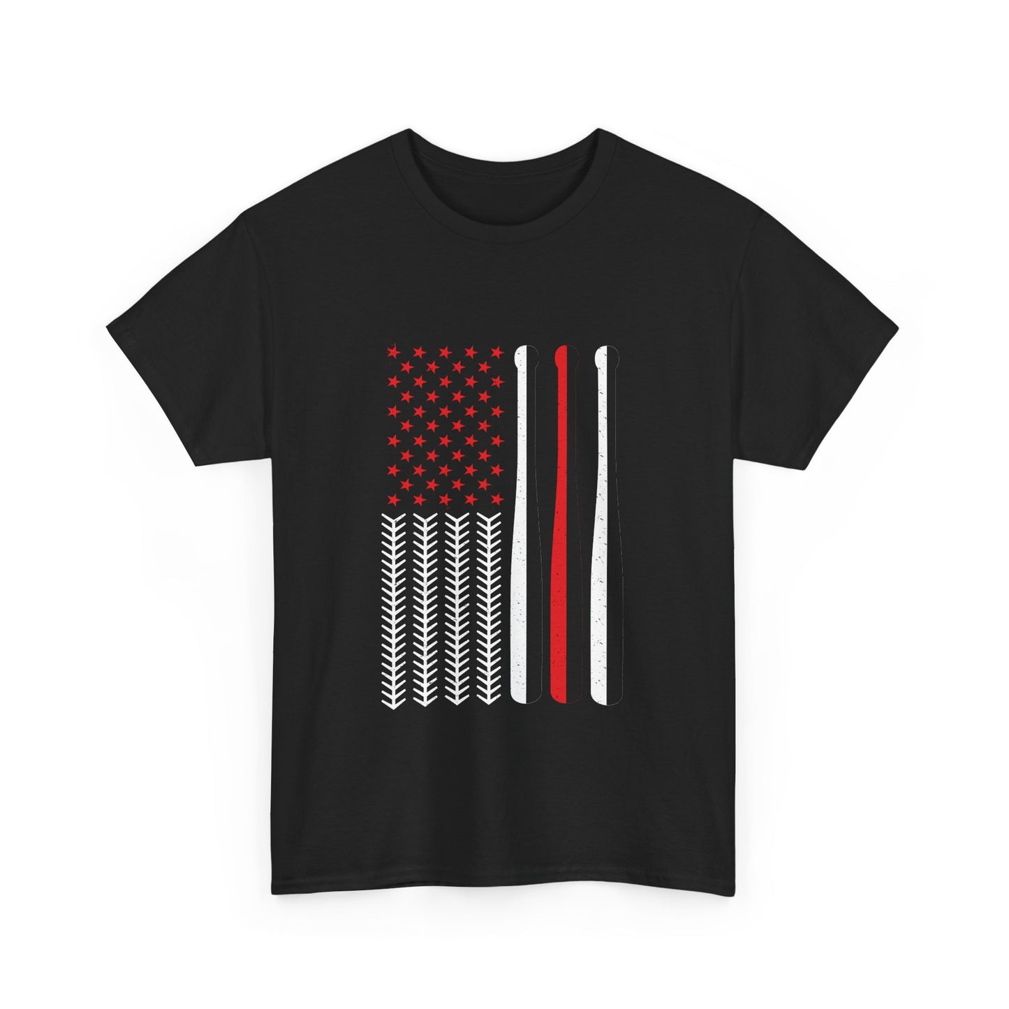 Vintage Baseball American Flag Tee