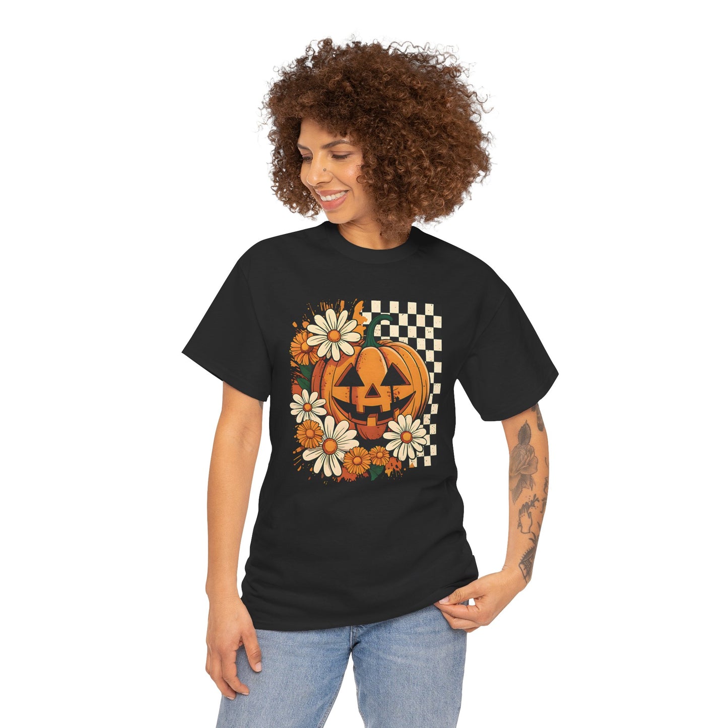 Floral Fall Pumpkin Tee