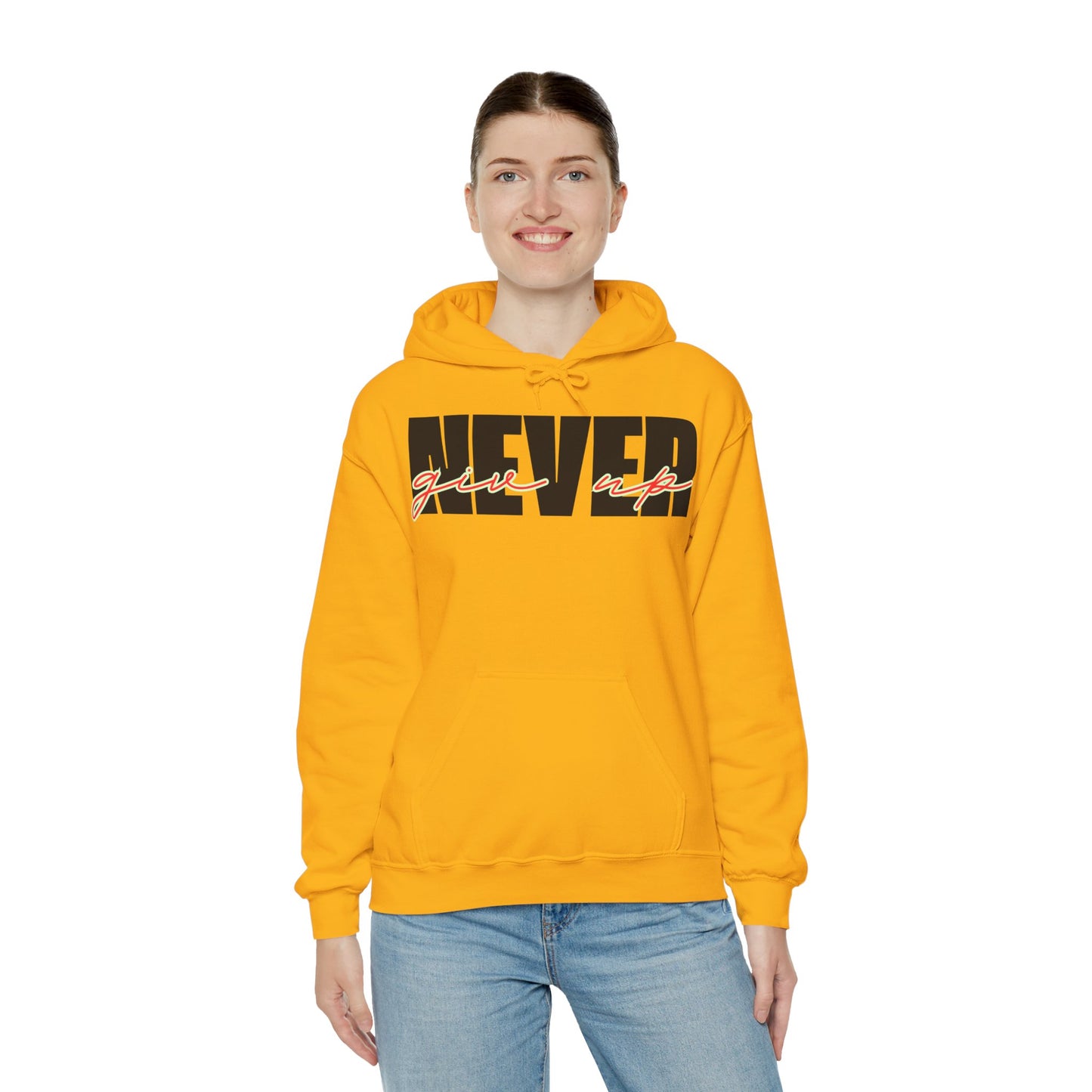 Never Give Up Hoodie – Unisex