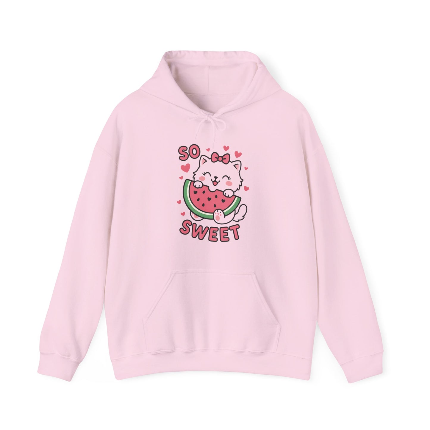Cute Cat Watermelon Hoodie