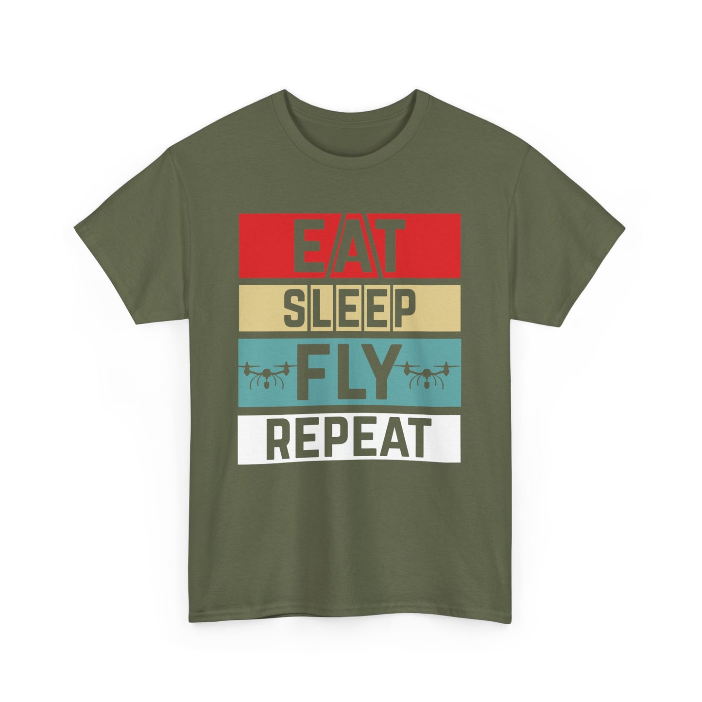 Eat Sleep Fly Repeat Tee