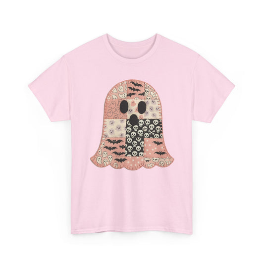 Halloween Ghost Patchwork Tee