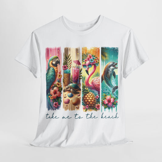 Tropical Vibes 'Take Me to the Beach' Tee