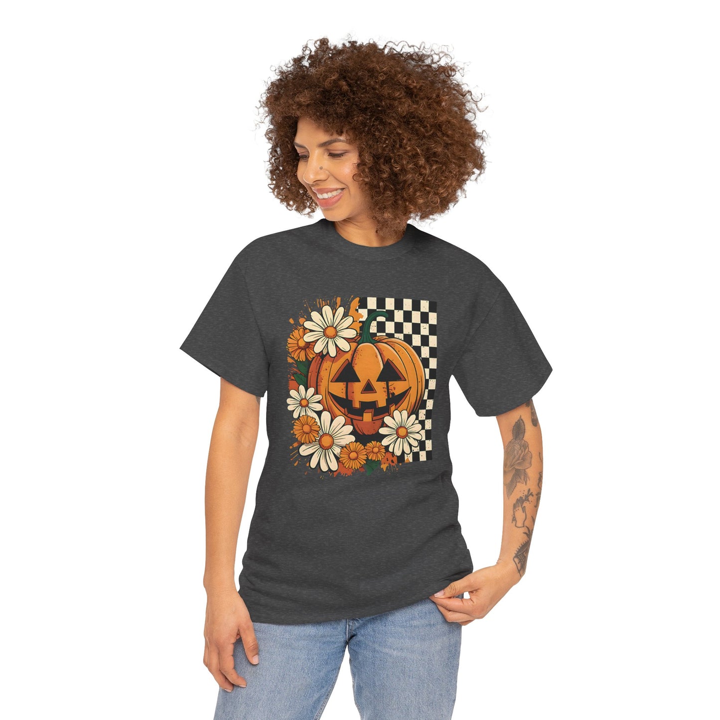 Floral Fall Pumpkin Tee