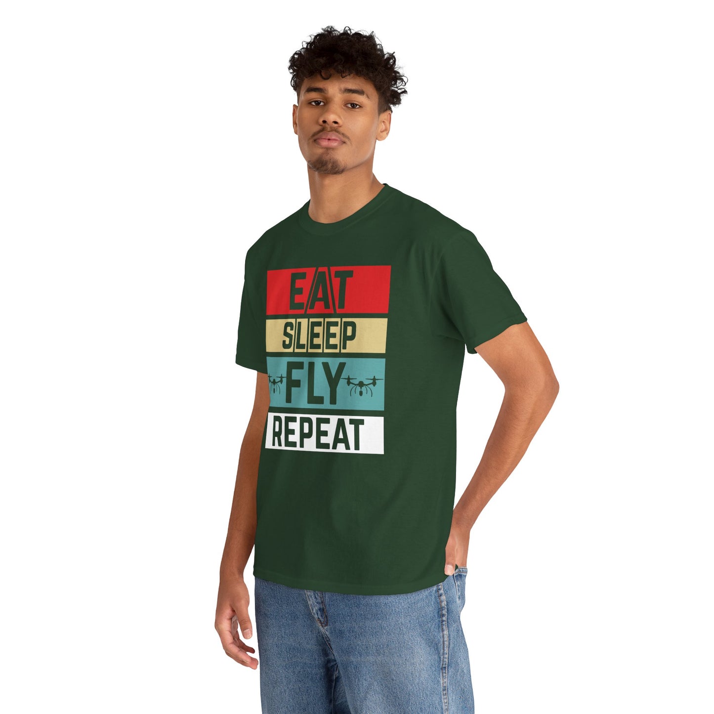Eat Sleep Fly Repeat Tee