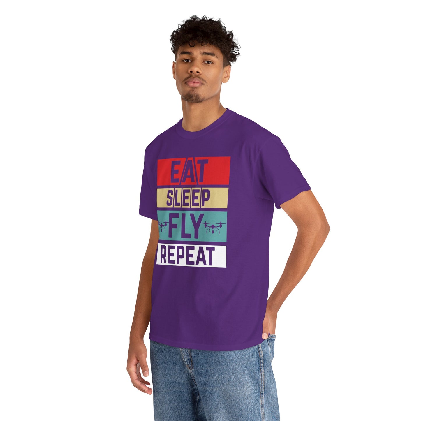 Eat Sleep Fly Repeat Tee