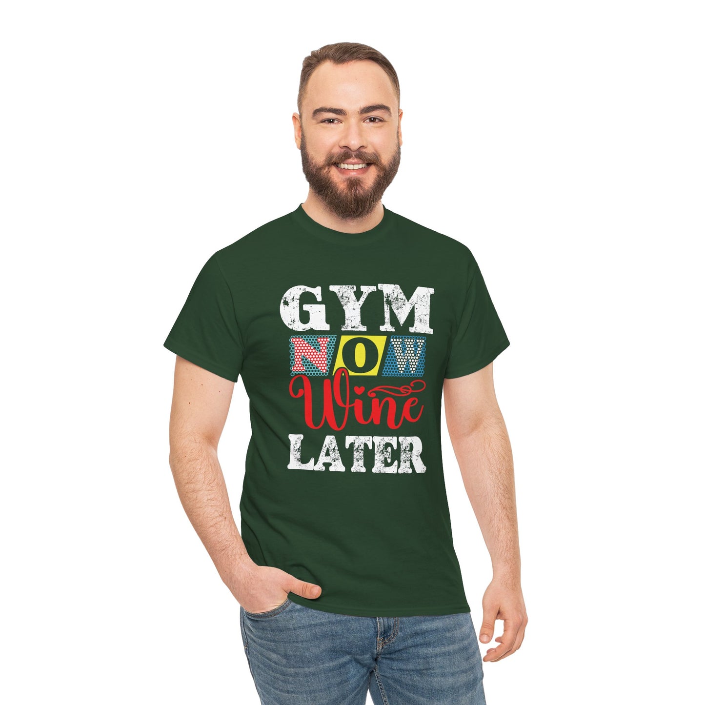 Gym Now Wine Later Tee