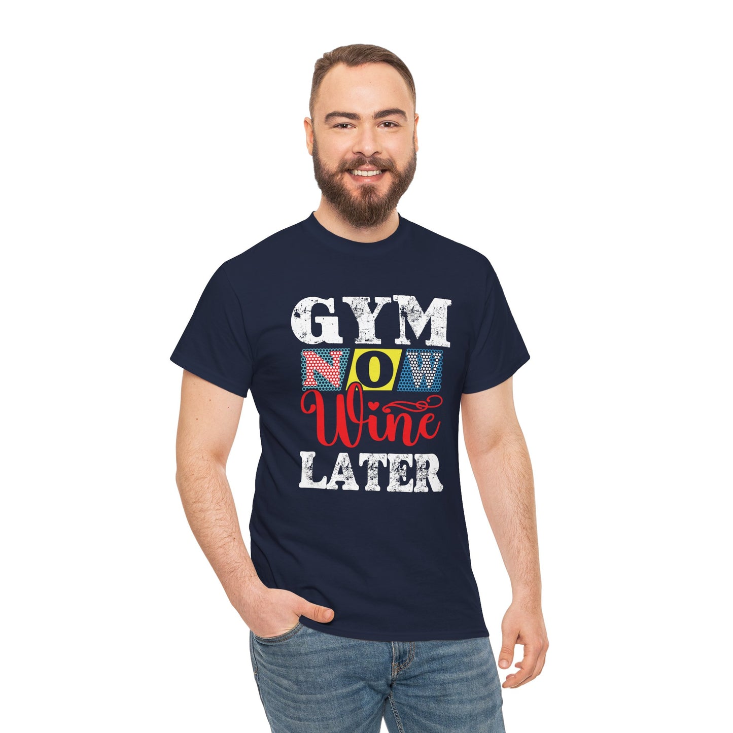 Gym Now Wine Later Tee