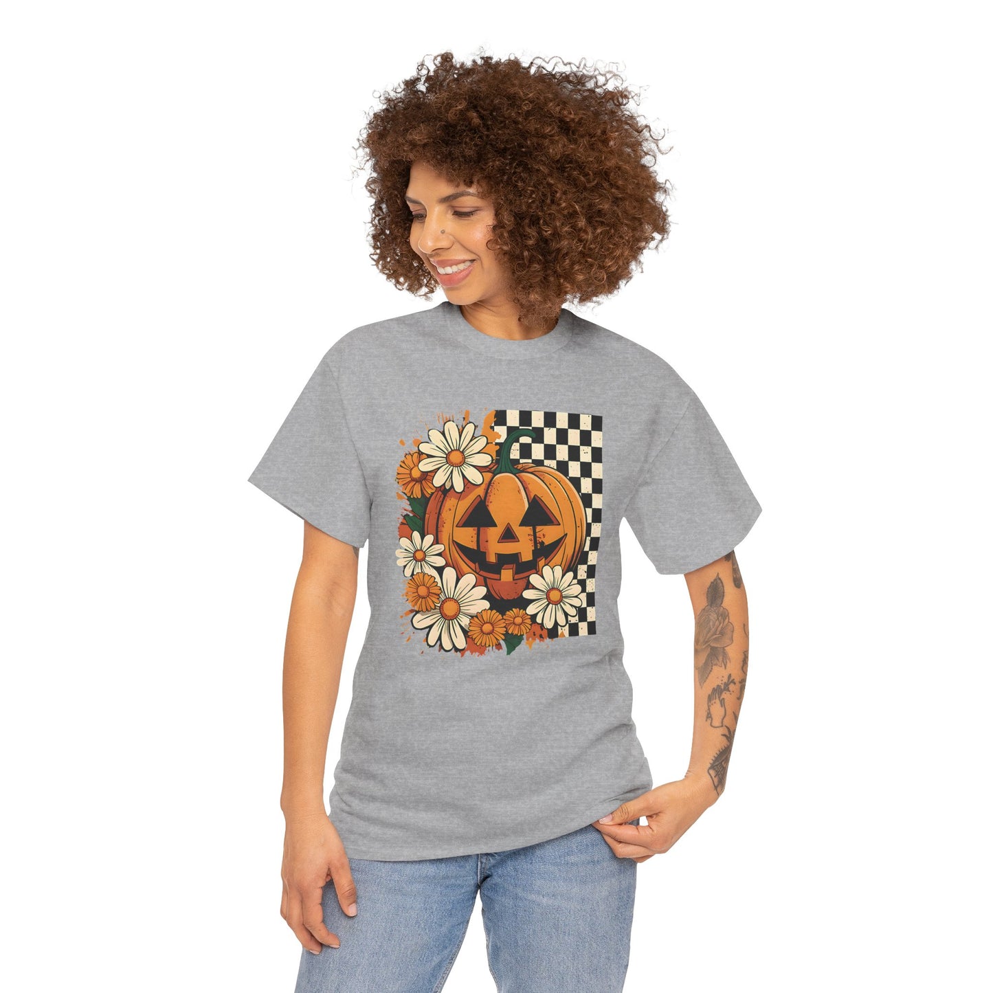 Floral Fall Pumpkin Tee