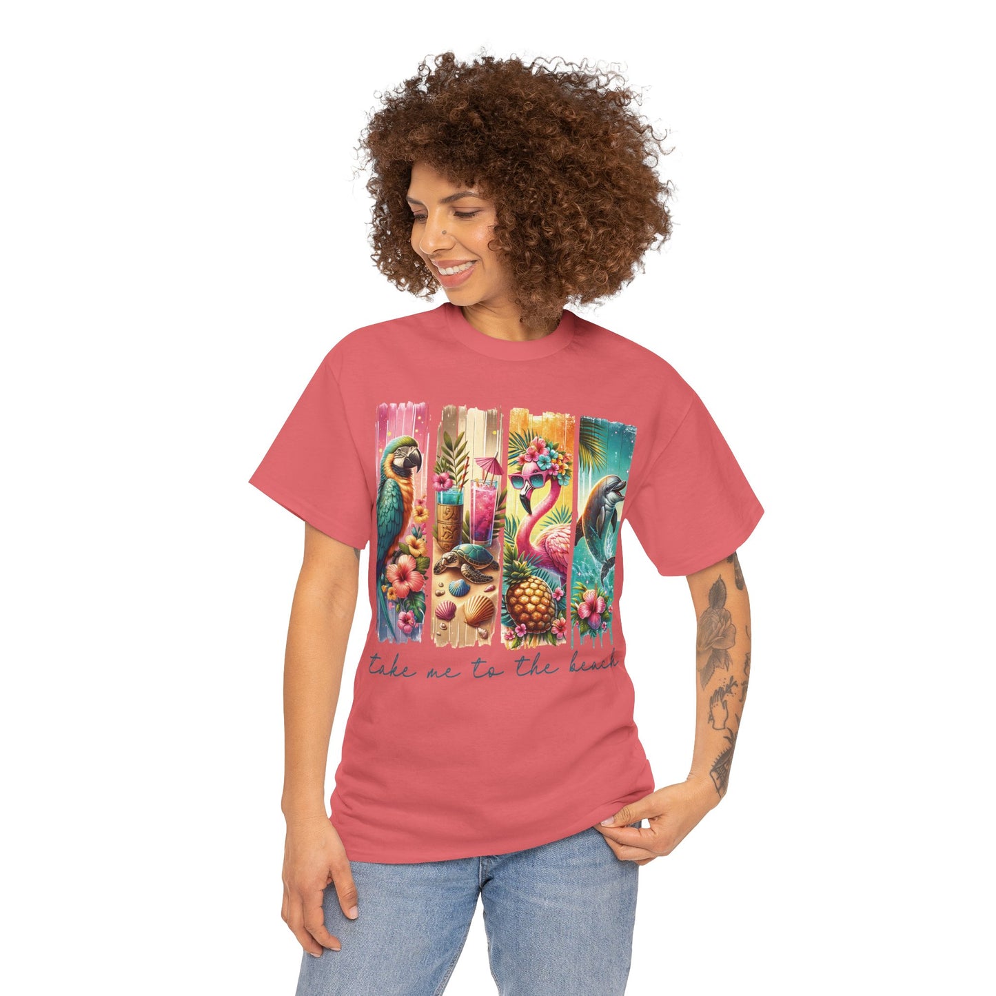 Tropical Vibes 'Take Me to the Beach' Tee