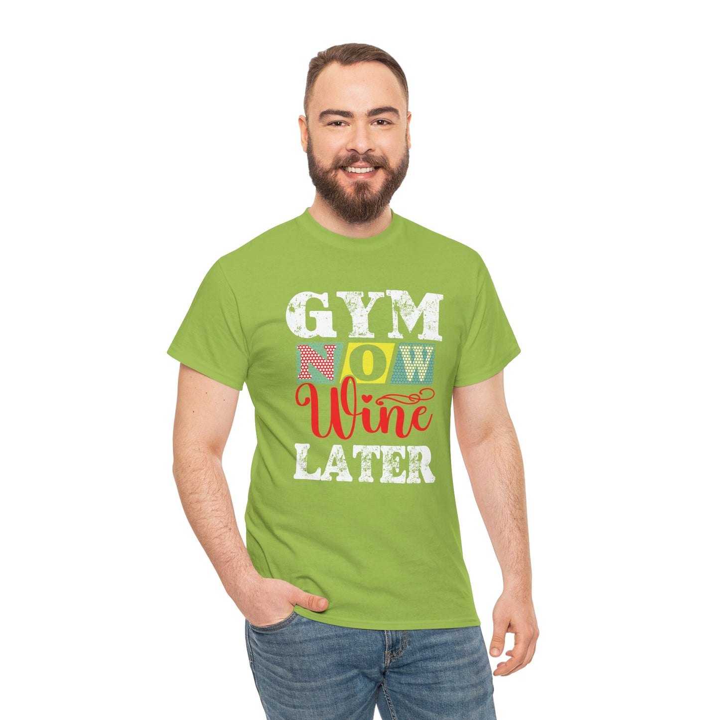 Gym Now Wine Later Tee
