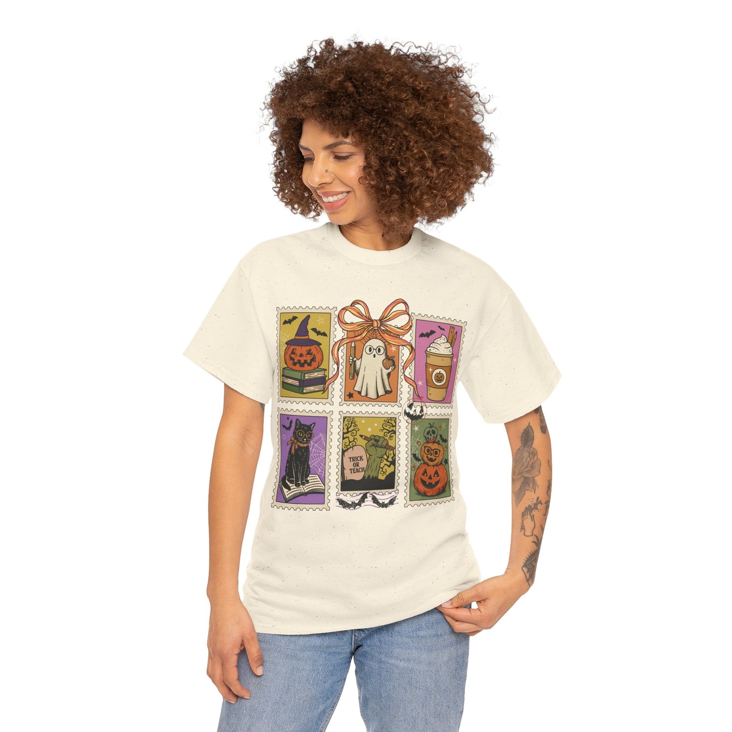 Retro Halloween Teacher Tee