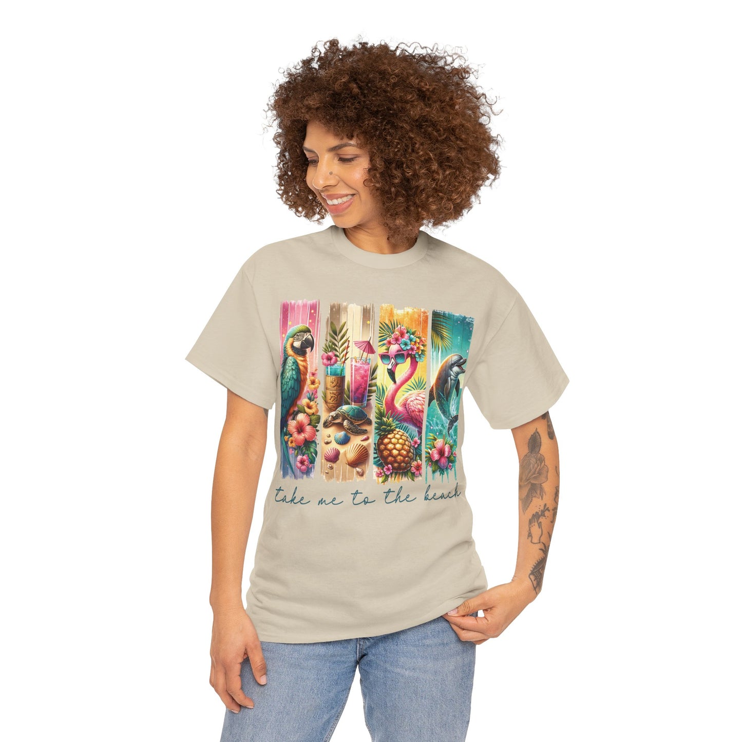 Tropical Vibes 'Take Me to the Beach' Tee